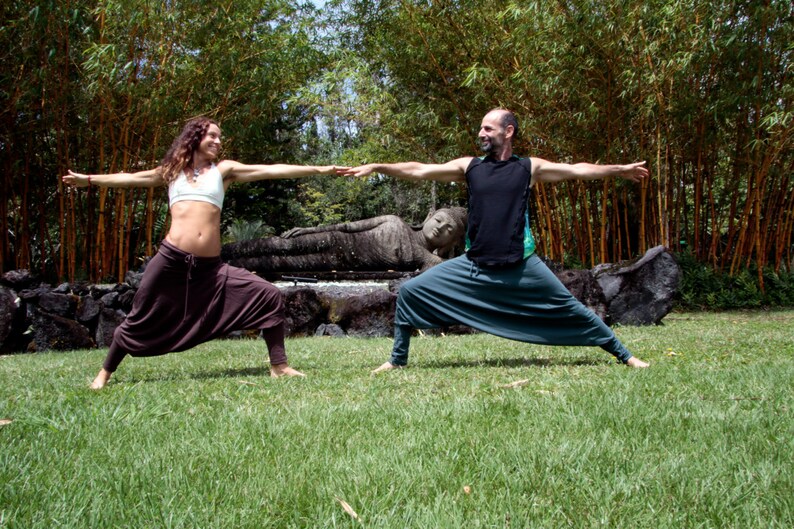 Organic yoga clothing yoga pants Soy cotton blend Men and Etsy