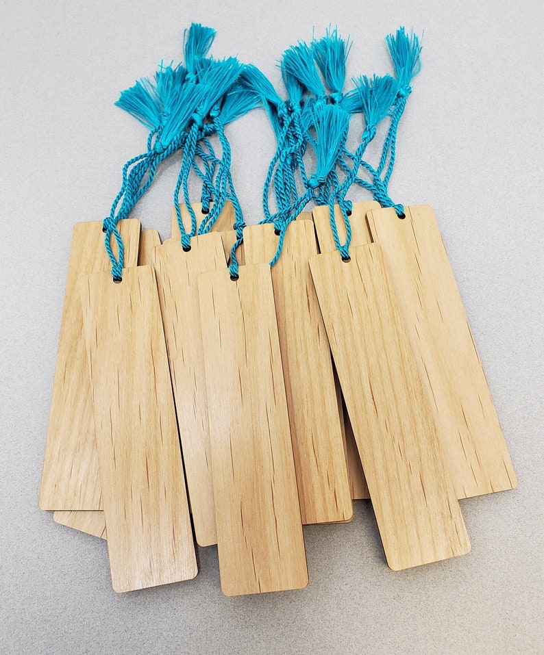 Bulk Blank Bookmarks Laser Cut Alder Wood with Lacquer Etsy