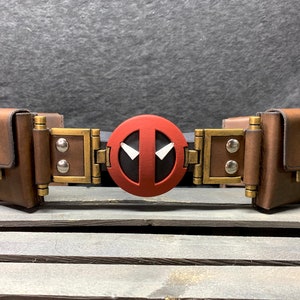 Deadpool & Wolverine Inspired Leather Belt and Pouches image 1