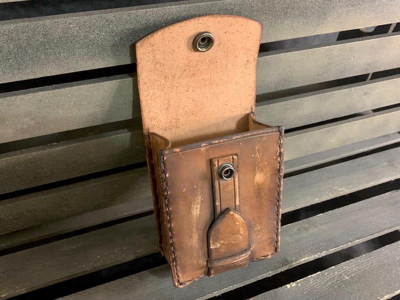 Wasteland Fallout Leather Set of 4 Belt Pouches afbeelding 2