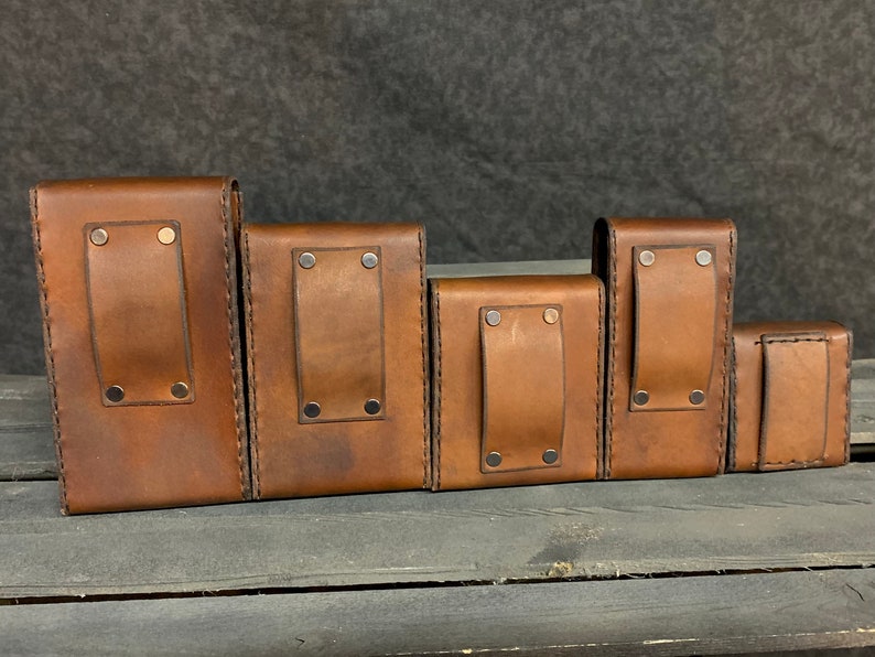 Tabbed Leather Belt Pouch image 10