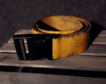 1.5” Wide Leather Belt with Quick Release Buckle