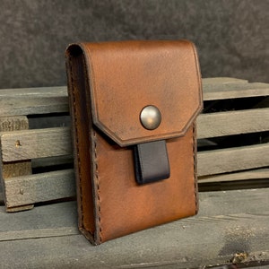 Tabbed Leather Belt Pouch image 6