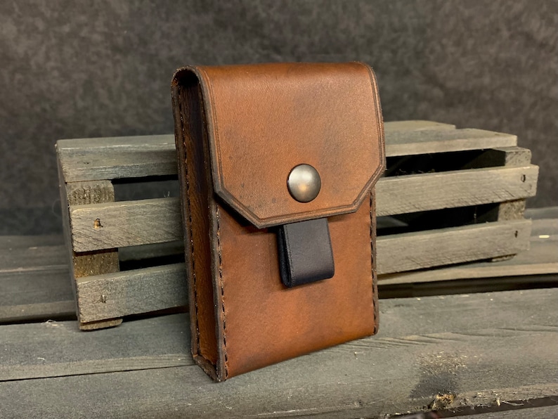 Tabbed Leather Belt Pouch image 6