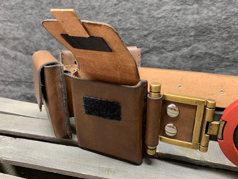 Deadpool & Wolverine Inspired Leather Belt and Pouches image 5
