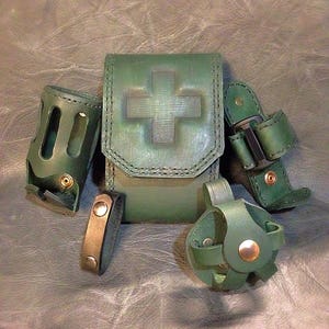 Judge Dredd Inspired Belt Set