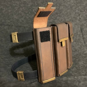Deadpool & Wolverine Inspired Leather Belt and Pouches image 6