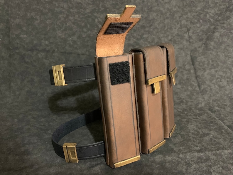 Deadpool & Wolverine Inspired Leather Belt and Pouches image 6