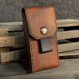 Tabbed Leather Belt Pouch image 5