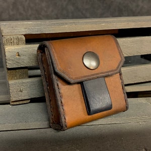 Tabbed Leather Belt Pouch image 3