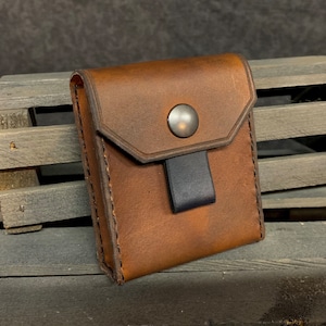 Tabbed Leather Belt Pouch image 4