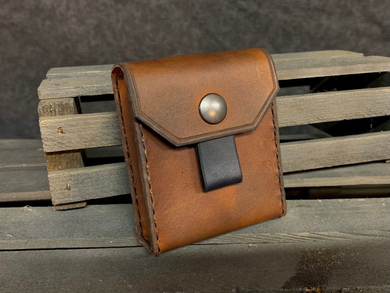 Tabbed Leather Belt Pouch image 4