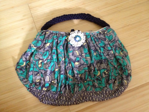 Items similar to Little floppy upcycled handbag on Etsy