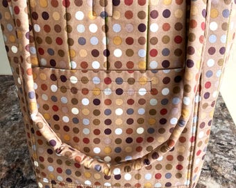 Bolso para portátil acolchado con lunares