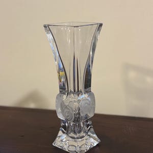 Art Deco Vase Lead Crystal - Etsy
