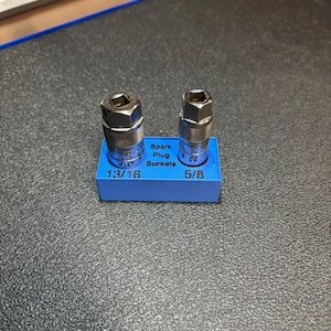 Funkenkerze Organizer | 5/8 & 13/16 Halter | Werkzeugkasten Organizer | Mechaniker Werkzeug Aufbewahrung