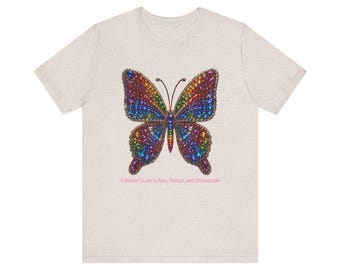 Diamant Schmetterling T-Shirt | Geschenkidee zum Muttertag, Eine Mutterliebe