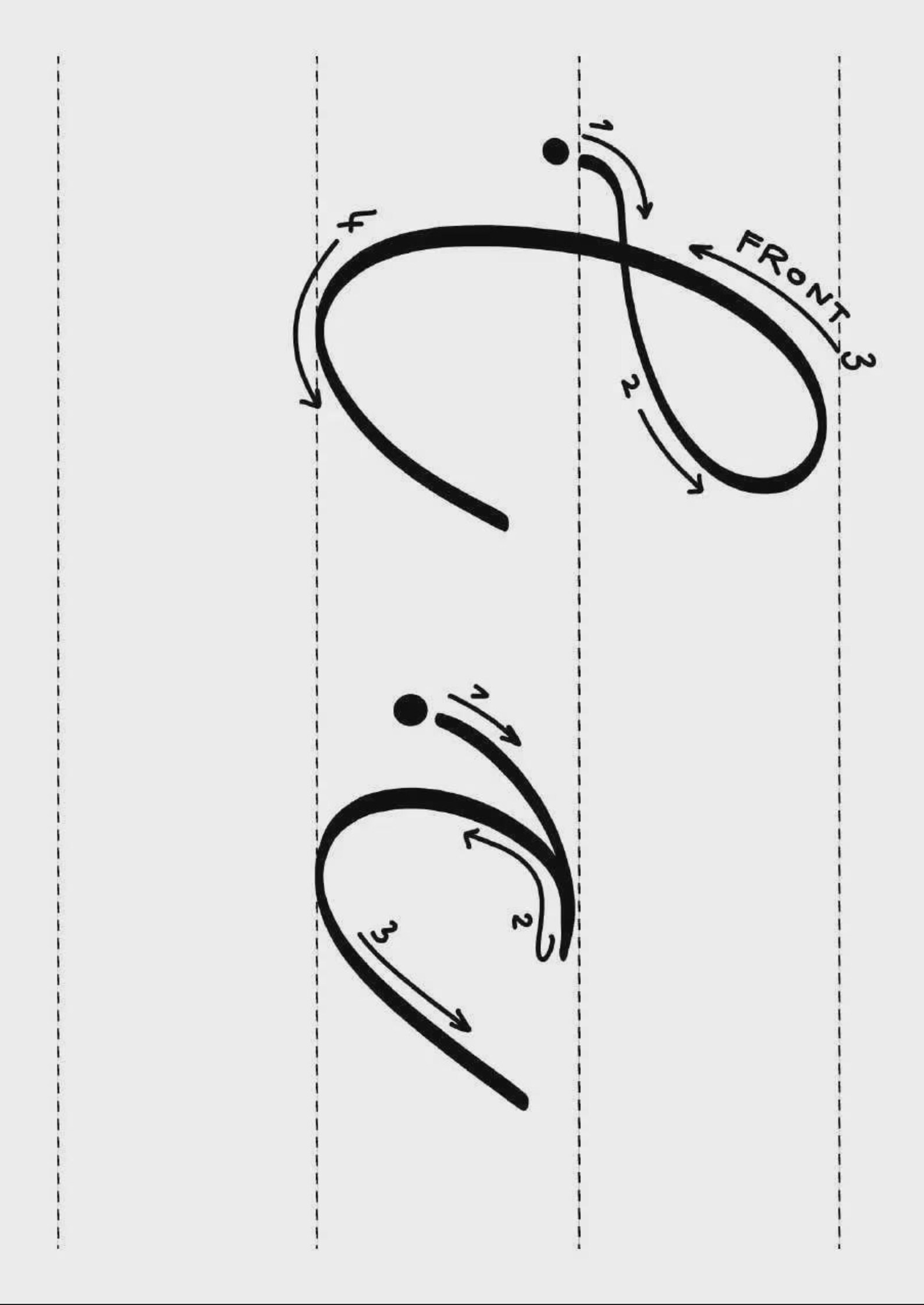 Knitted Wire Art TEMPLATES - Printable Template, Cursive Alphabet ...