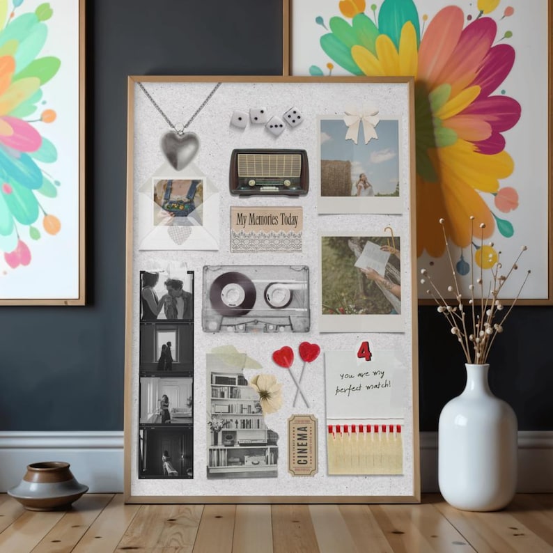 Matchbox Canva Template: Custom Matchbox Art, Retro Matchbook Collage ...