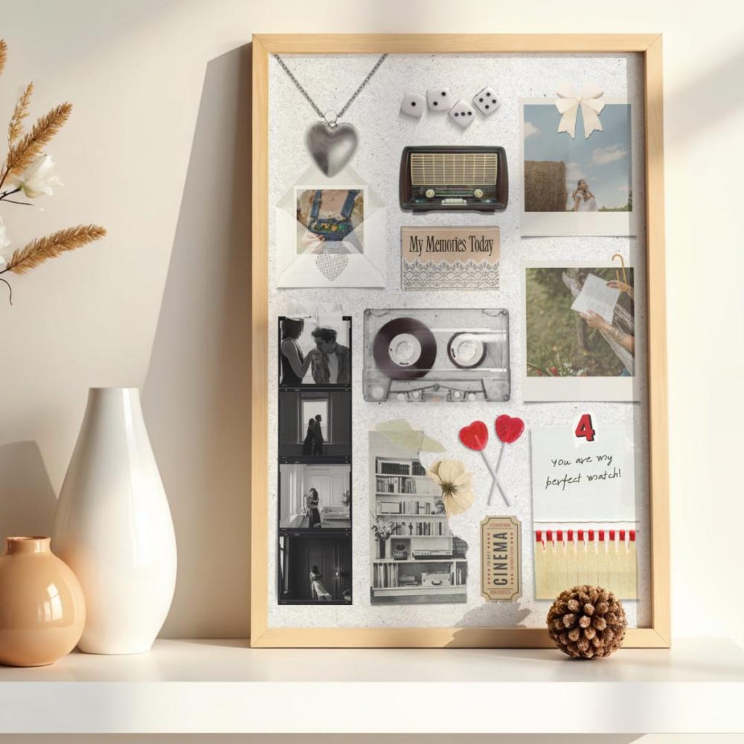 Matchbox Canva Template: Custom Matchbox Art, Retro Matchbook Collage ...