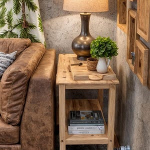 Plany stolika kawowego DIY | Wąskie plany konsoli stolarskiej (do pobrania w formacie PDF)