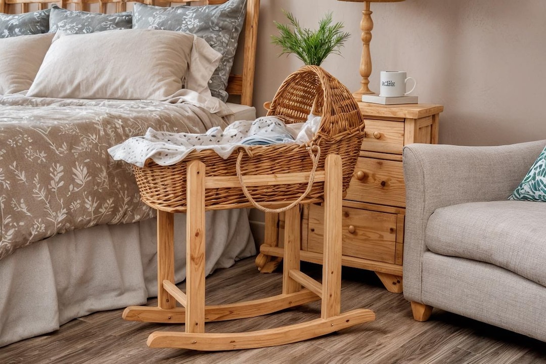 DIY Baby Rocking Basket Stand | PDF Woodworking Plans - Etsy