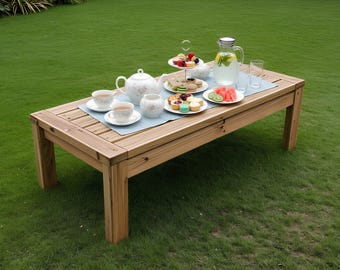 DIY Rustic Coffee Table Plans | Beginner Woodworking Build Guide (PDF)