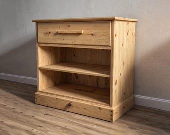 Modern 1-Drawer Nightstand PDF PLAN| Digital Woodworking Plans