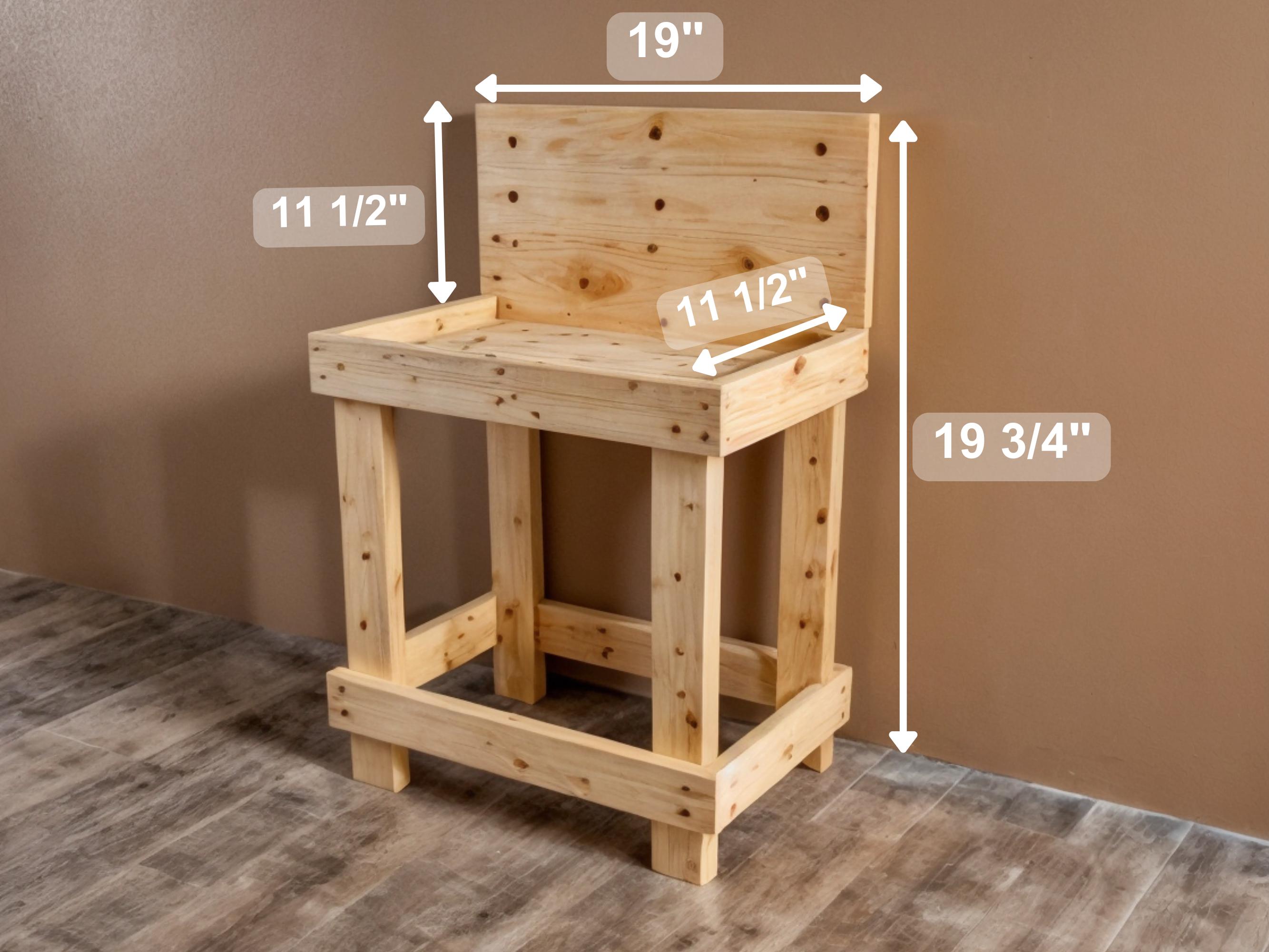 Kids Workbench Build Plans | Play Tool Bench Woodworking PLANS - Etsy