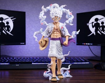 Rufy Gear 5 Figure 23 cm – Statua da collezione in PVC di One Piece Anime – Action figure manga in regalo