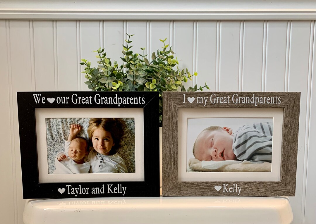 Great Grandparents Gift, Great Grandparents Frame, Great Grandparents