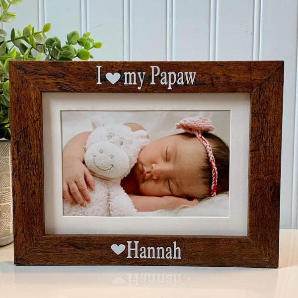 Papaw Picture Frame Etsy