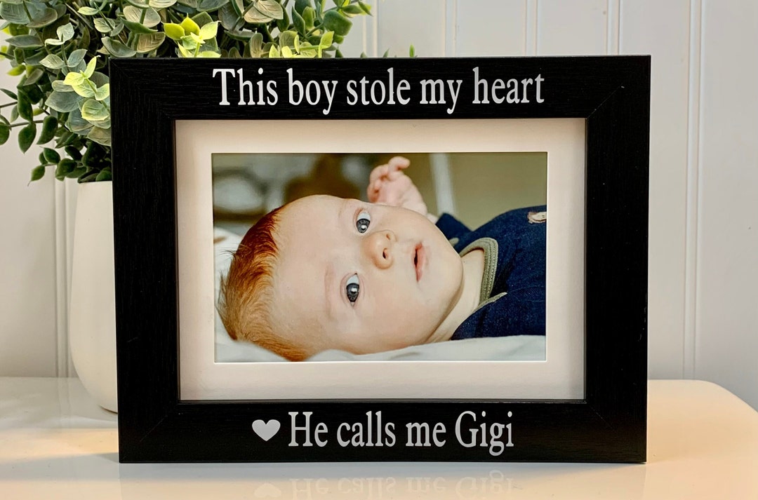 GIGI Gift select Any Grandparent Name, Gigi Frame, Gigi Picture Frame