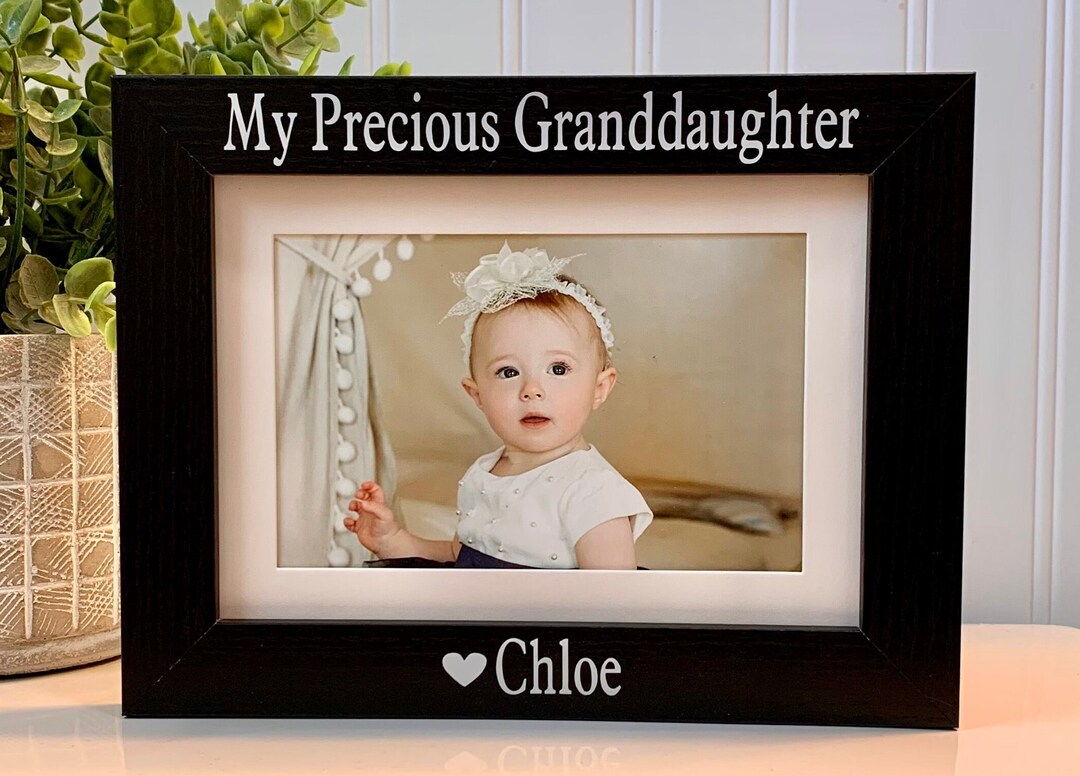MY/OUR GRANDDAUGHTERS Gift Granddaughter Frame Etsy