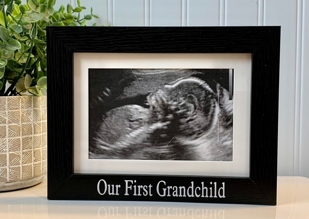 Grandparents Ultrasound Frame Sonogram Gift Baby Etsy
