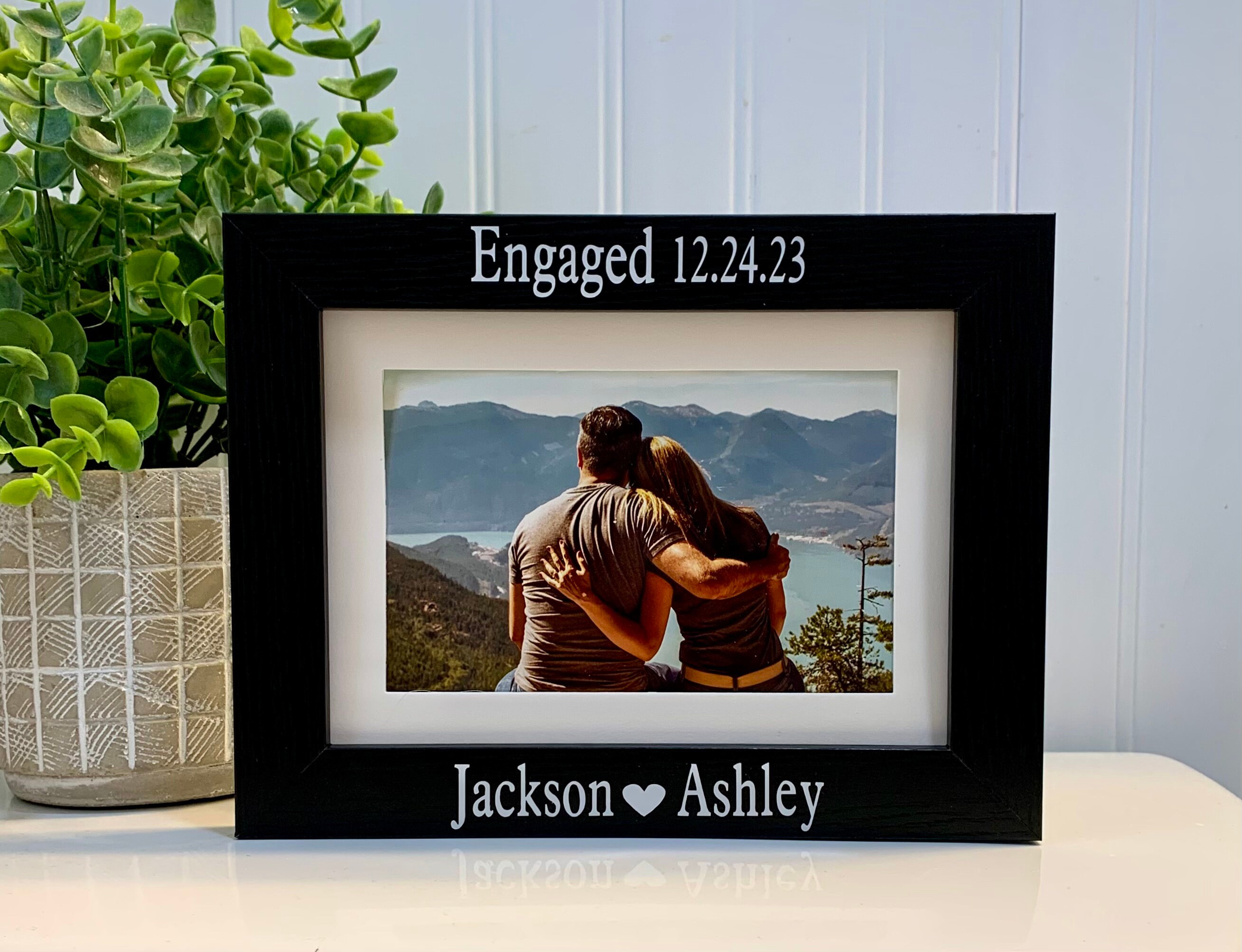ENGAGEMENT GIFT, Engagement Frame, Engagement Picture Frame, Engagement ...
