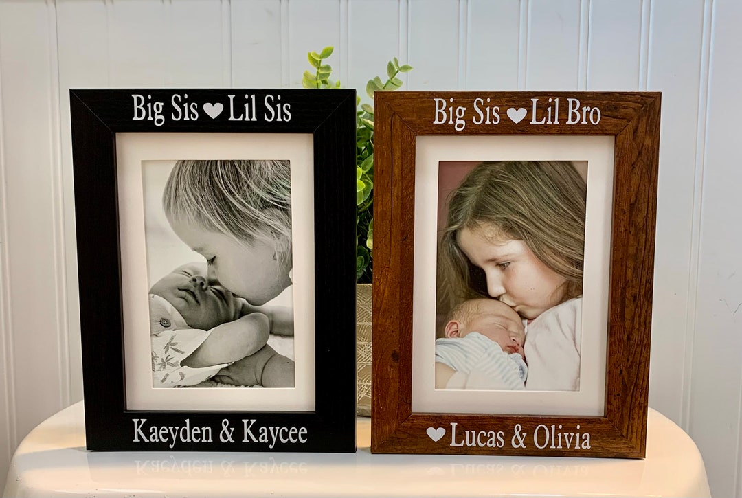 BIG SISTER Gift, Big Sister Frame, Big Sister Picture Frame, Big Sister