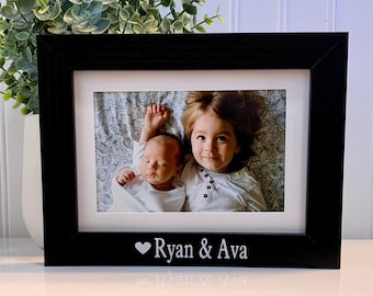 Personalized CHILDREN'S NAME gift, Custom name picture frame for kids, cousins frame, brothers photo frame, best friends frame, sisters gift