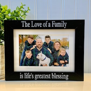 FAMILY Gift, Family Frame, Family Picture Frame, Family Photo Frame ...