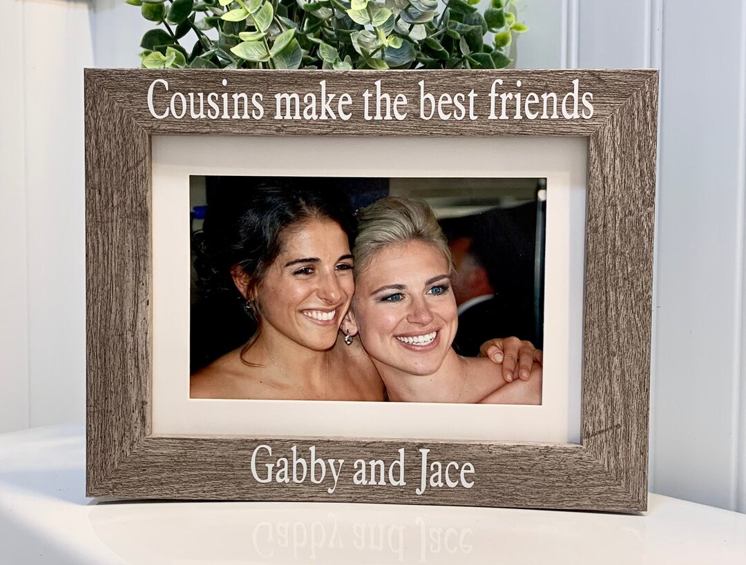 COUSINS Gift, Cousins Frame, Cousins Picture Frame, Cousins Photo Frame