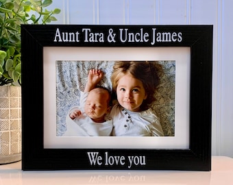 AUNT AND UNCLE gift, Aunt and Uncle frame, Aunt and Uncle picture frame, Aunt and Uncle photo frame, Personalized Uncle and Aunt gift