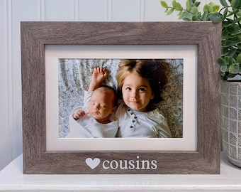 COUSINS gift, Cousins frame, Cousins picture frame, Cousins photo frame, Custom frame for Cousins frame gift, Picture frame gift for Cousins
