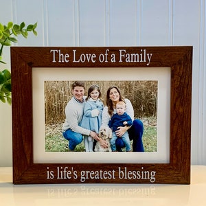 FAMILY Gift, Family Frame, Family Picture Frame, Family Photo Frame ...