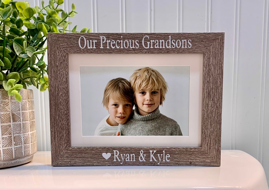 OUR/MY GRANDSONS Gift, Grandsons Frame, Grandsons Picture Frame