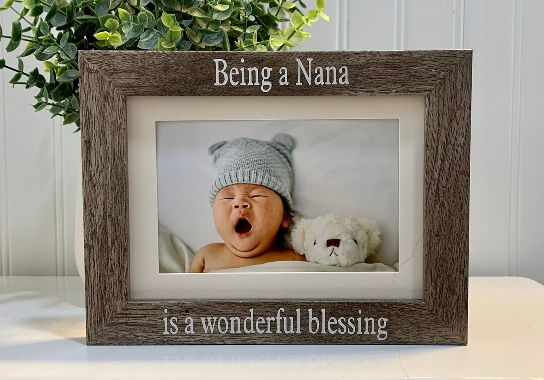 NANA Gift select Any Grandparent Name, Nana Frame, Nana Picture Frame