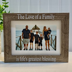 FAMILY Gift, Family Frame, Family Picture Frame, Family Photo Frame ...