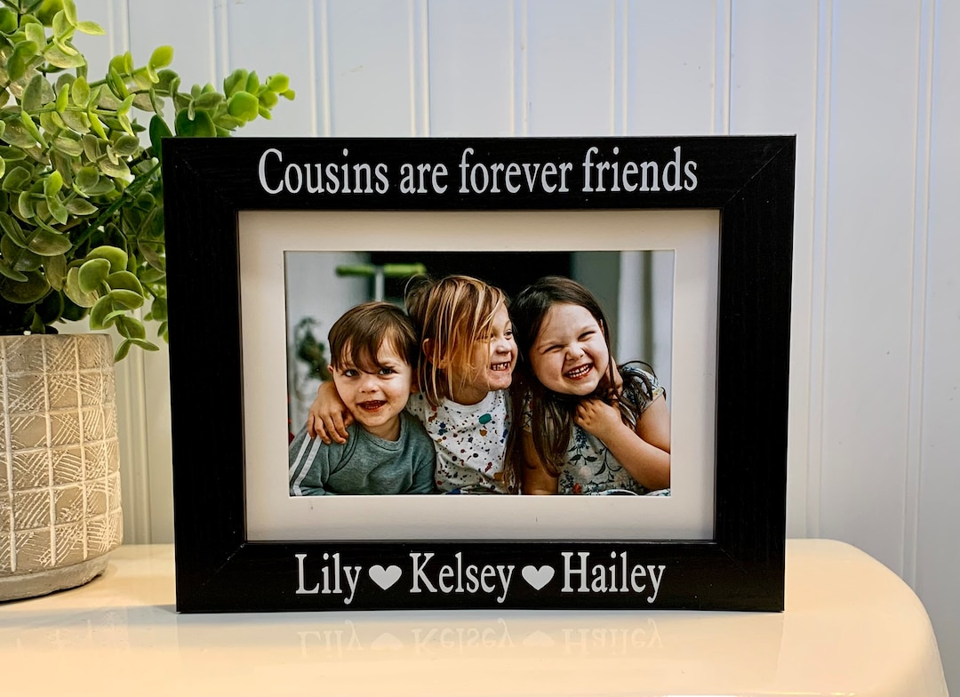 Cousins Gift, Cousins Frame, Cousins Picture Frame, Cousins Photo Frame