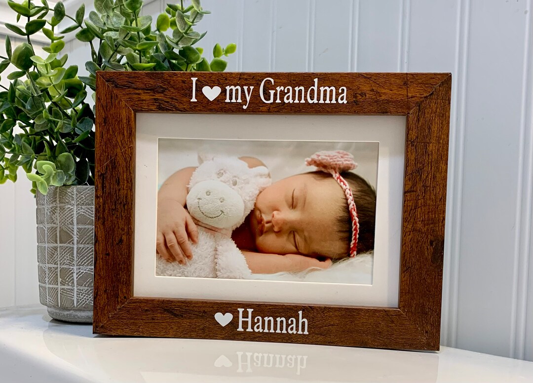 Grandma Gift select Any Grandparent Name, Grandma Frame, Grandma