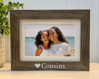 COUSINS gift, Cousins frame, Cousins picture frame, Cousins photo frame, Custom frame for Cousins frame gift, Picture frame gift for Cousins
