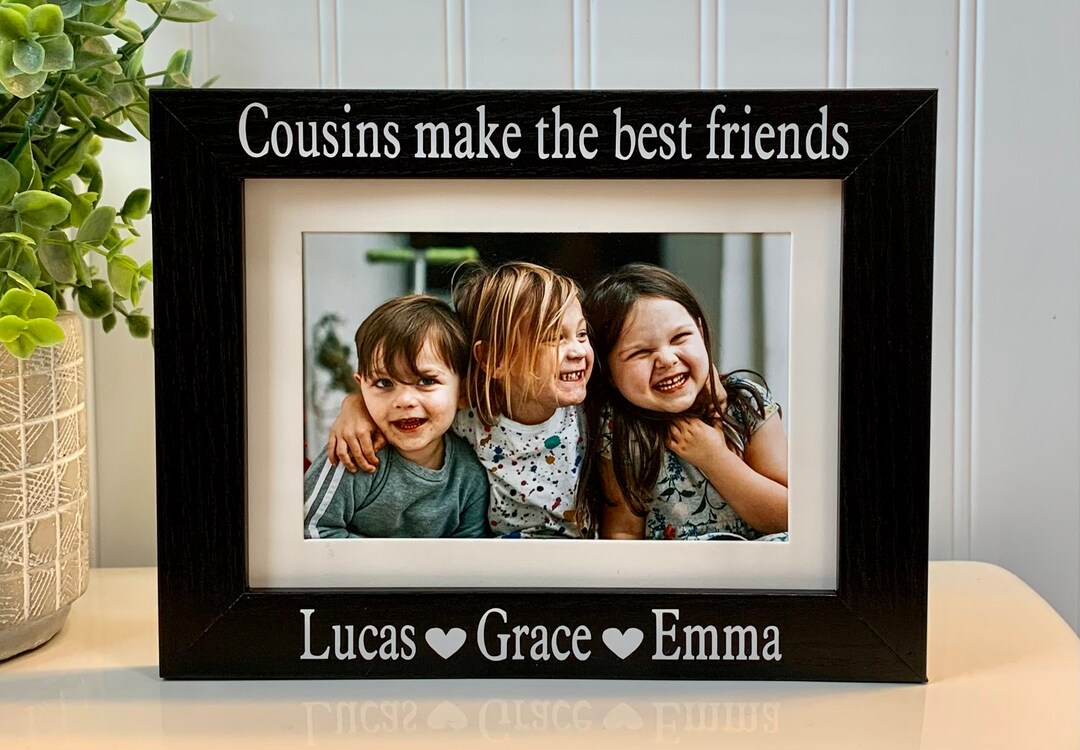 COUSINS Gift, Cousins Frame, Cousins Picture Frame, Cousins Photo Frame